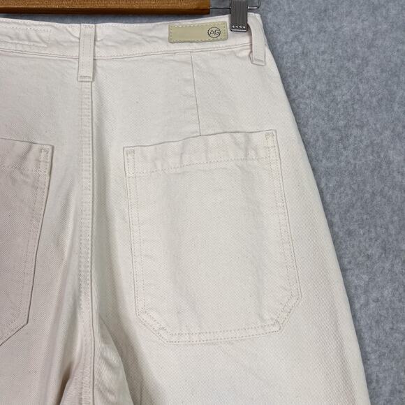 Adriano Goldschmied Opal Stone Camille Utility Barrel High Waisted Jeans Size 24 - Picture 9 of 11